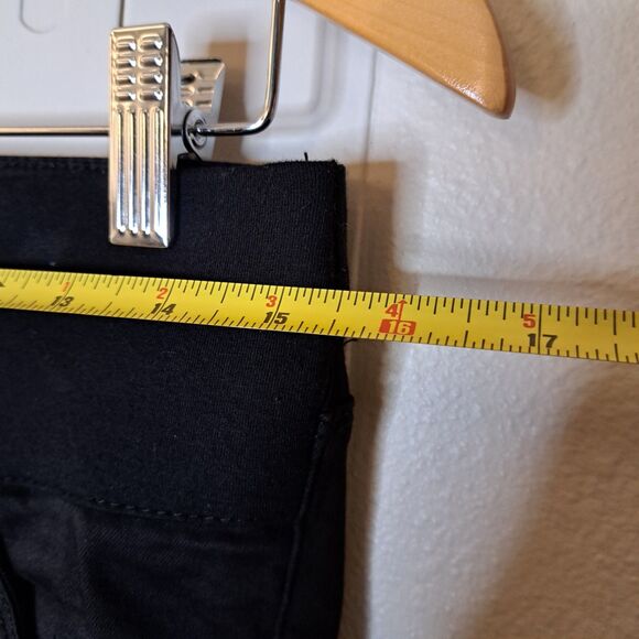 Topshop Moto Leigh High Rise Maternity Jeans Black Knee Ripped Size 10 - Picture 2 of 9